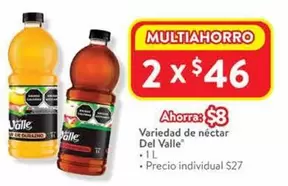 Oferta de Del Valle - Variedad De Néctar por $3 en Walmart