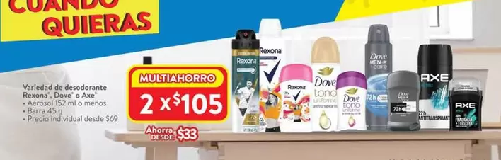 Oferta de Rexona - Quieras en Walmart