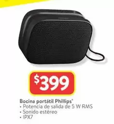 Oferta de Phillips - Bocina Portátil por $399 en Walmart