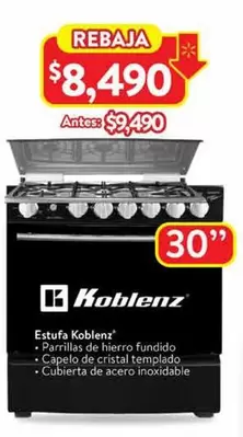Oferta de Koblenz - Estufa por $8490 en Walmart