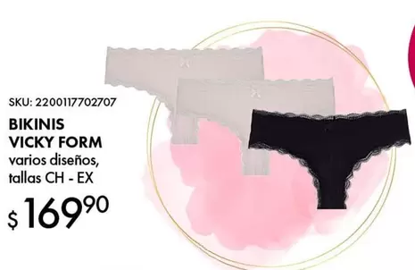Oferta de Vicky Form - Bikinis por $169.9 en Woolworth