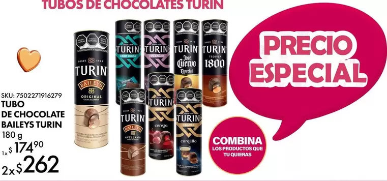 Oferta de Turin - Tubo De Chocolate en Del Sol