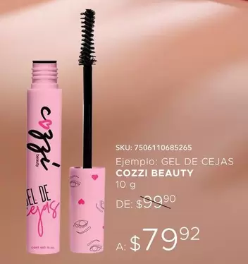 Oferta de Gel De Cejas Cozzi Beauty por $79.92 en Woolworth