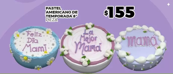 Oferta de Pastel Americano De Temporada 8 por $155 en Merco