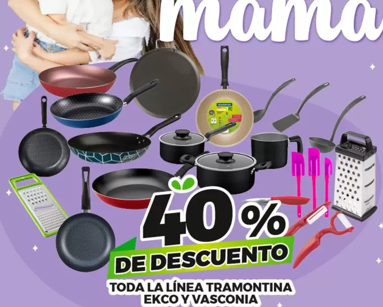 Oferta de Toda La Línea Tramontina Ekco Y Vasconia en Merco