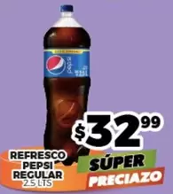 Oferta de Pepsi - Refresco Regular por $32.99 en Merco