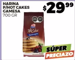 Oferta de Gamesa - Harina P/Hot Cakes por $29.99 en Merco