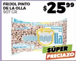 Oferta de De La Olla - Frijol Pinto por $25.99 en Merco