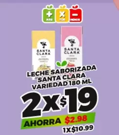 Oferta de Santa Clara - Leche Saborizada por $10.99 en Merco