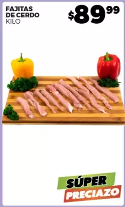 Oferta de Fajitas De Cerdo por $89.99 en Merco