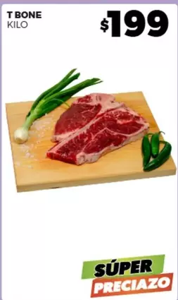 Oferta de T Bone por $199 en Merco