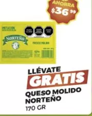 Oferta de Norteño - Queso Molido por $36.99 en Merco