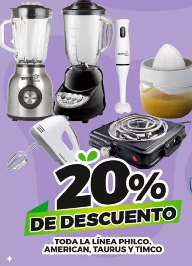 Oferta de Toda La Línea Philco, American, Taurus Y Timco en Merco