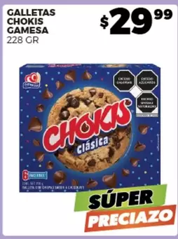 Oferta de Gamesa - Galletas Chokis por $29.99 en Merco