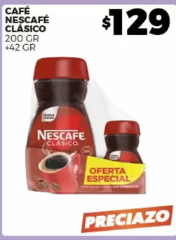 Oferta de Nescafé - Café Clásico por $129 en Merco