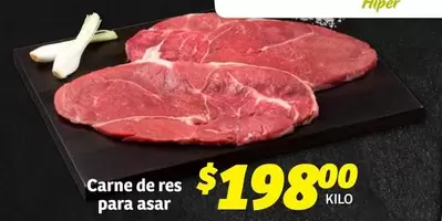 Oferta de Carne De Res Para Asar por $198 en Soriana Híper