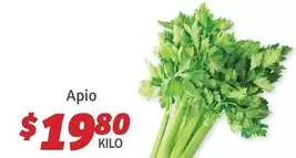 Oferta de Apio por $19.8 en Soriana Híper