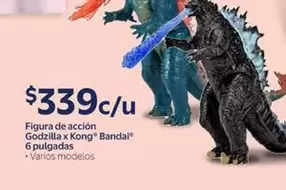 Oferta de Bandai - Figura De Accion Godzilla X Kong 6 Pulgadas por $339 en Walmart