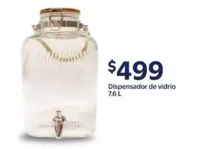 Oferta de Dispensador De Vidrio por $499 en Walmart