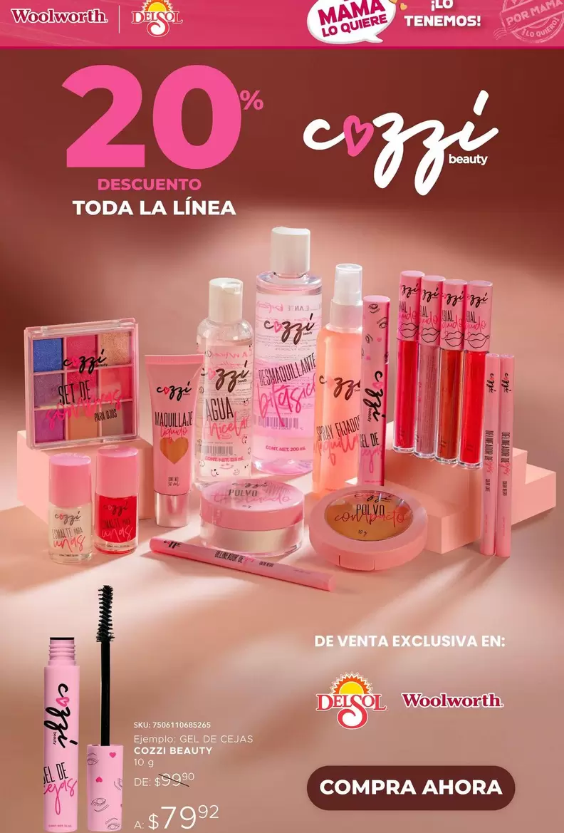 Oferta de Woolworth - Toda La Linea por $79.92 en Woolworth