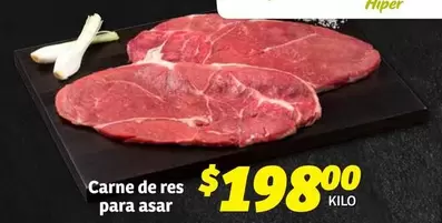 Oferta de Carne De Res Para Asar por $198 en Soriana Híper