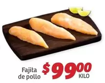 Oferta de Fajita De Pollo por $99 en Soriana Híper
