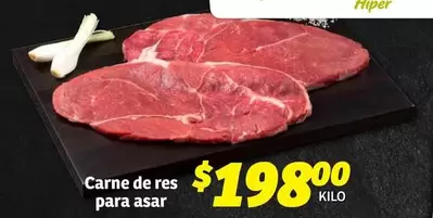 Oferta de Carne De Res Para Asar por $198 en Soriana Híper