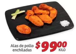 Oferta de Alas De Pollo Enchiladas por $99 en Soriana Híper