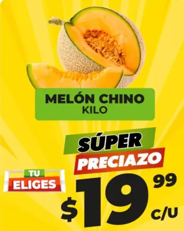 Oferta de Melón Chino por $19.99 en Merco