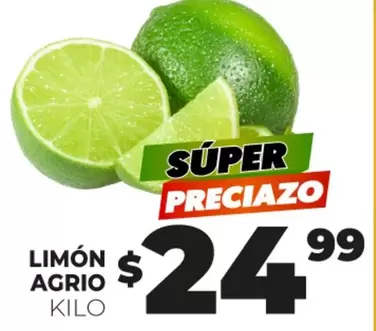 Oferta de Limon Agrio por $24.99 en Merco