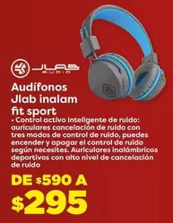 Oferta de Jlab Inalam Fit Sport por $295 en Soriana Híper