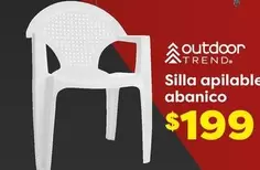 Oferta de Silla Apilable Abanico por $199 en Soriana Híper