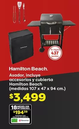 Oferta de Hamilton -  Beach por $3499 en Soriana Híper