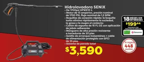 Oferta de Turbo - Hidrolavadora por $3590 en Soriana Híper