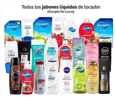 Oferta de Blumen - Todos Los Jabones Líquidos De Tocador en Soriana Híper