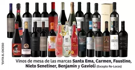 Oferta de Faustino - Vinos De Mesa De Las Marcas Santa Ema en Soriana Híper