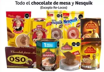 Oferta de Nesquik - Todo El Chocolate De Mesa Y en Soriana Híper