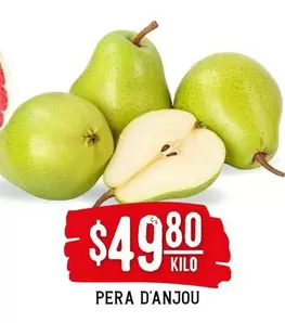 Oferta de Pera D'Anjou por $49.8 en Soriana Híper