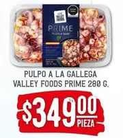 Oferta de Prime - Pulpo A La Gallega Valley Foods por $349 en Soriana Híper