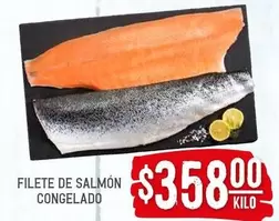 Oferta de Filete De Salmon Congelado por $358 en Soriana Híper