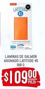 Oferta de Laminas De Salmon Ahumado por $109 en Soriana Híper