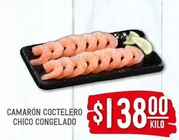 Oferta de Camaron Coctelero Chico Congelado por $138 en Soriana Híper