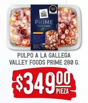 Oferta de Prime - Pulpo A La Gallega Valley Foods por $349 en Soriana Híper