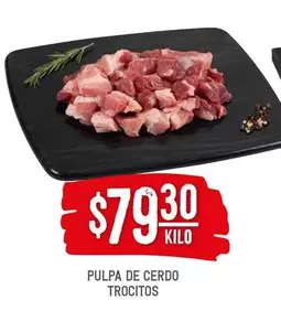 Oferta de Pulpa De Cerdo por $79.3 en Soriana Híper