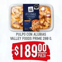 Oferta de Prime - Pulpo Con Alubias por $189 en Soriana Híper