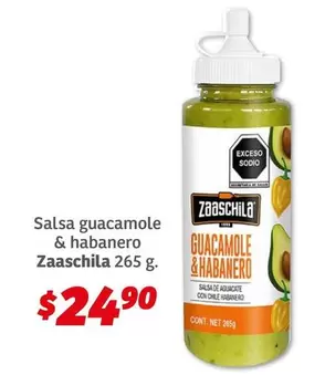 Oferta de Salsa -  Guacamole & Habanero por $24.9 en Soriana Híper