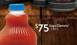 Oferta de Clamato - Jugo por $75 en Walmart