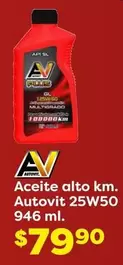 Oferta de Aceite Alto Km. Autovit 25W50 por $79.9 en Soriana Súper