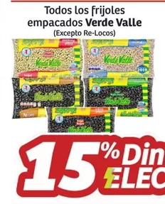 Oferta de Verde Valle - Todos Los Frijoles Empacados en Soriana Súper