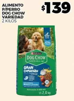 Oferta de Purina - Alimento P/Perro Dog Chow por $139 en Merco